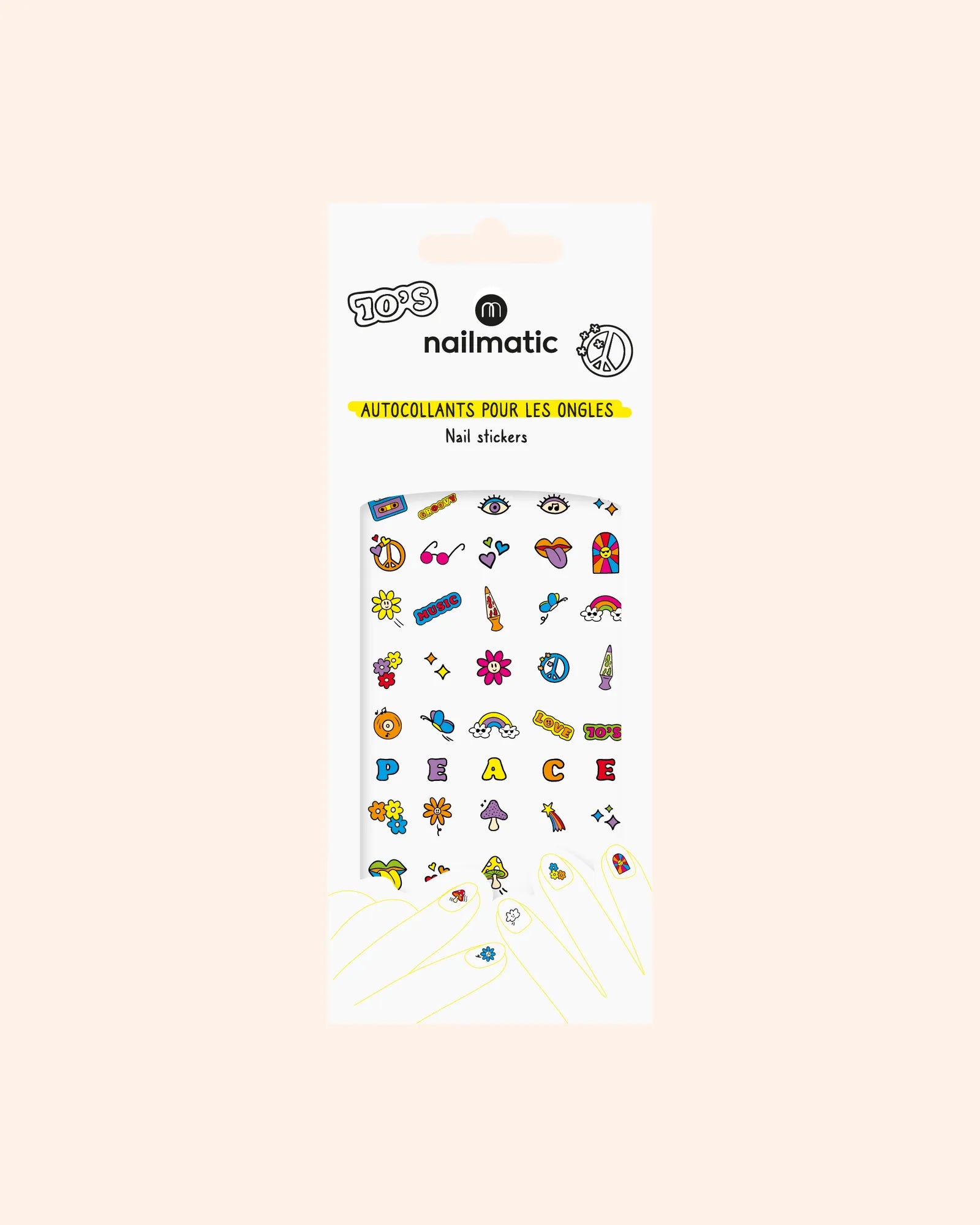 coffret de 2 vernis 24 stickers ongles enfant   pop   nailmatic 1