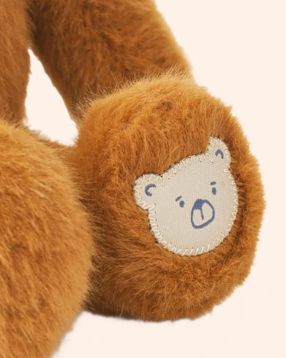 coffret naissance peluche chaussons ours