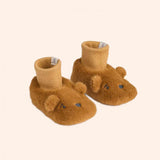 coffret naissance peluche chaussons ours
