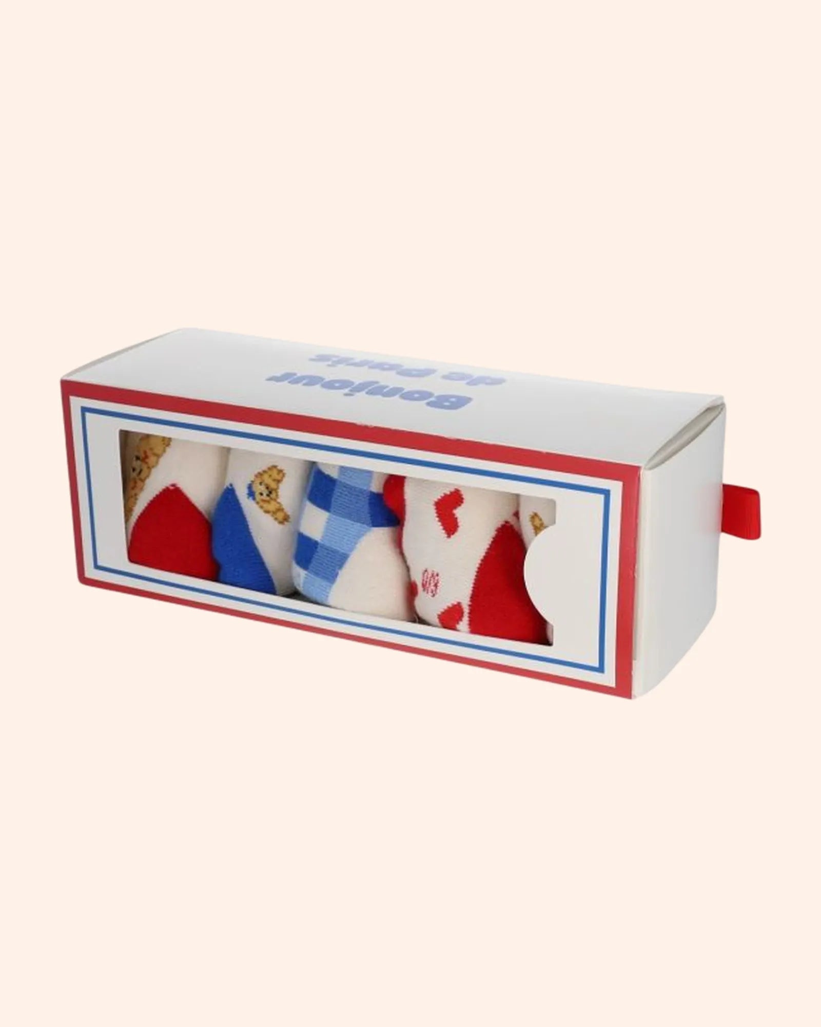 coffret semainier 5 paires de chaussettes bebe 0 9 mois   le petit souk 1