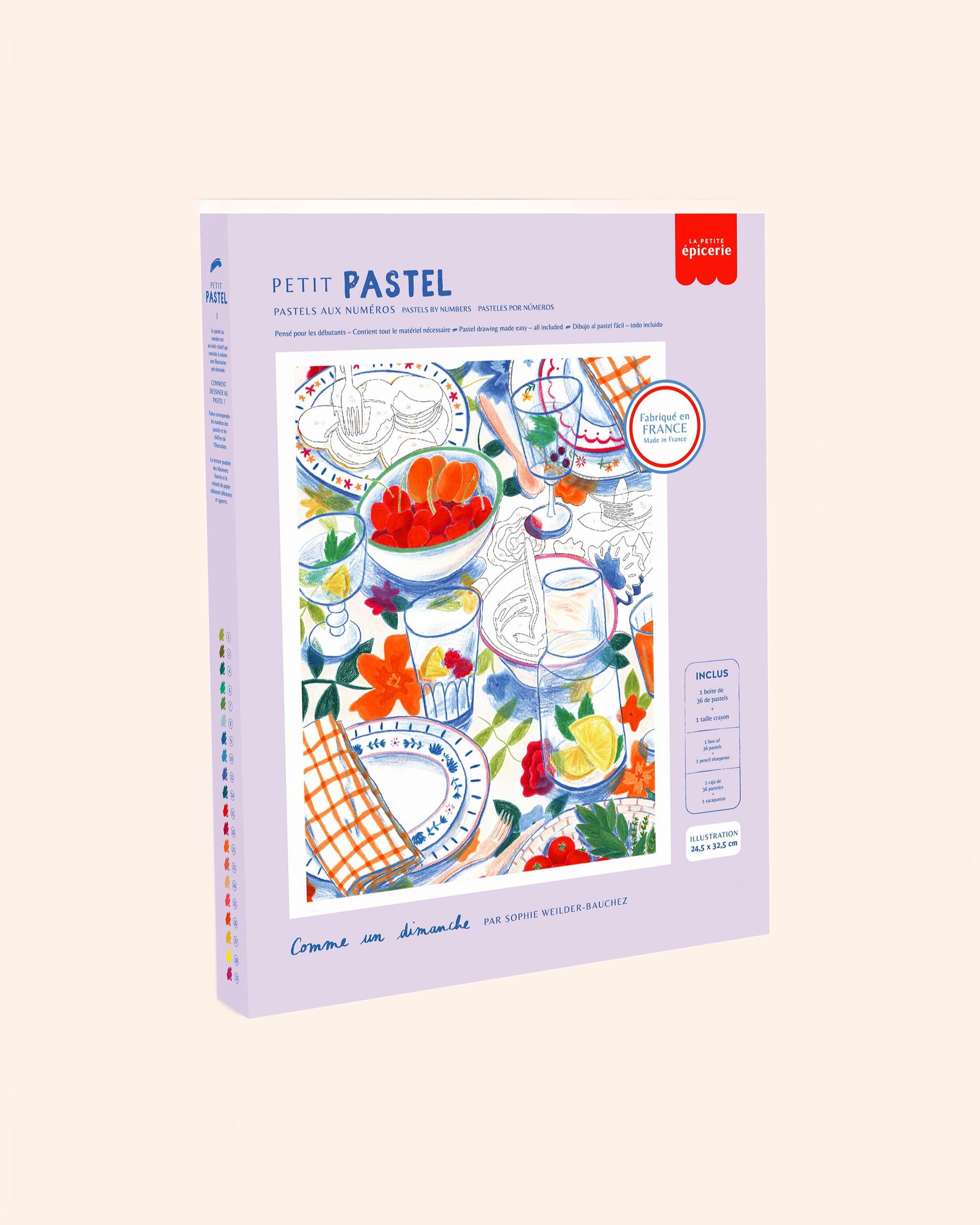 coffret pastel au numero comme un dimanche