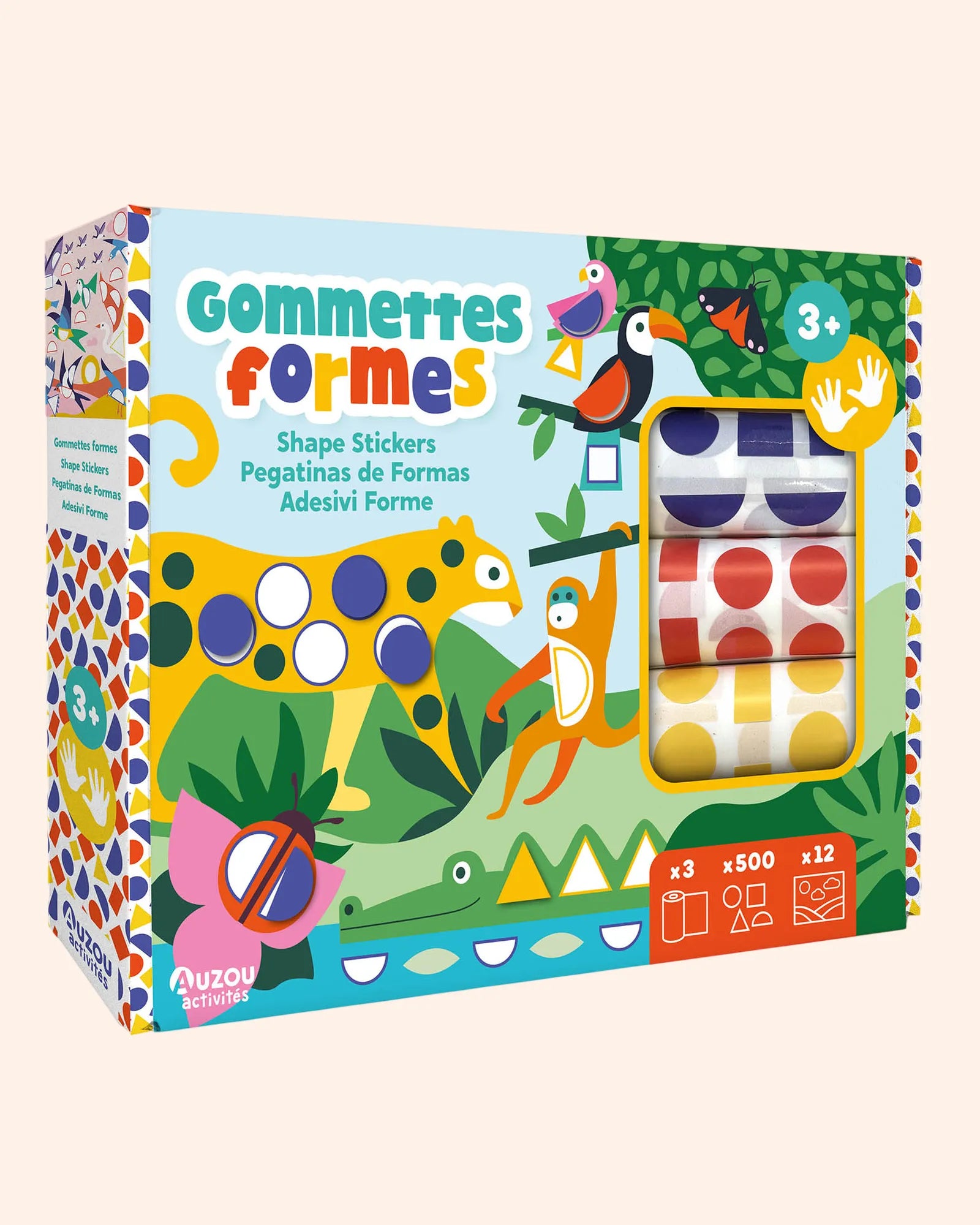 coffrets rouleaux gommettes formes   auzou 1