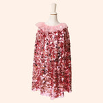 deguisement cape princesse sirene ecailles sequins roses   le petit souk 1
