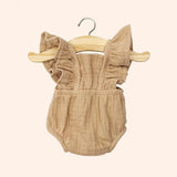 dressing poupee made in france gordis barboteuse retro lou en gaze de coton latte
