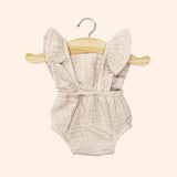 dressing poupee made in france gordis barboteuse retro lou en gaze de coton mastic