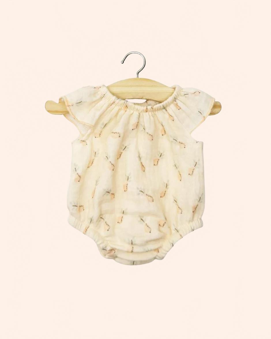dressing poupee made in france gordis barboteuse sacha en gaze de coton helene
