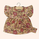 dressing poupee made in france gordis robe daisy et headband en gaze de coton bal dautomne