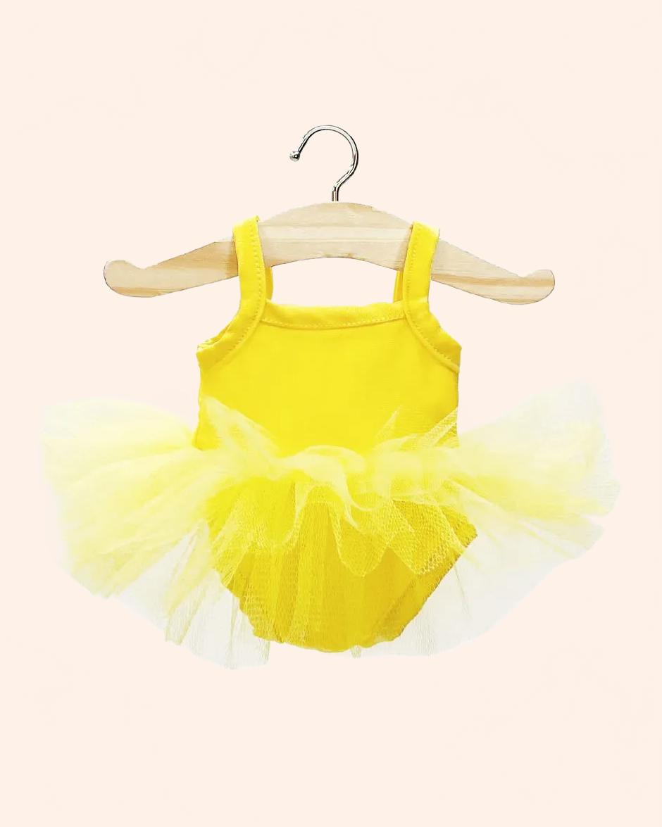 dressing poupee made in france gordis tutu de danse celestine jaune