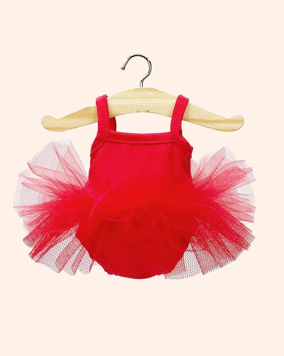 dressing poupee made in france gordis tutu de danse celestine rouge