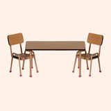 ensemble table et chaises souris   rose   maileg 1