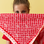 foulard amour fou beige rouge   55 cm   atelier wagram 2