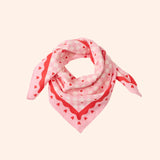 foulard amour fou rose rouge   55 cm   atelier wagram 1