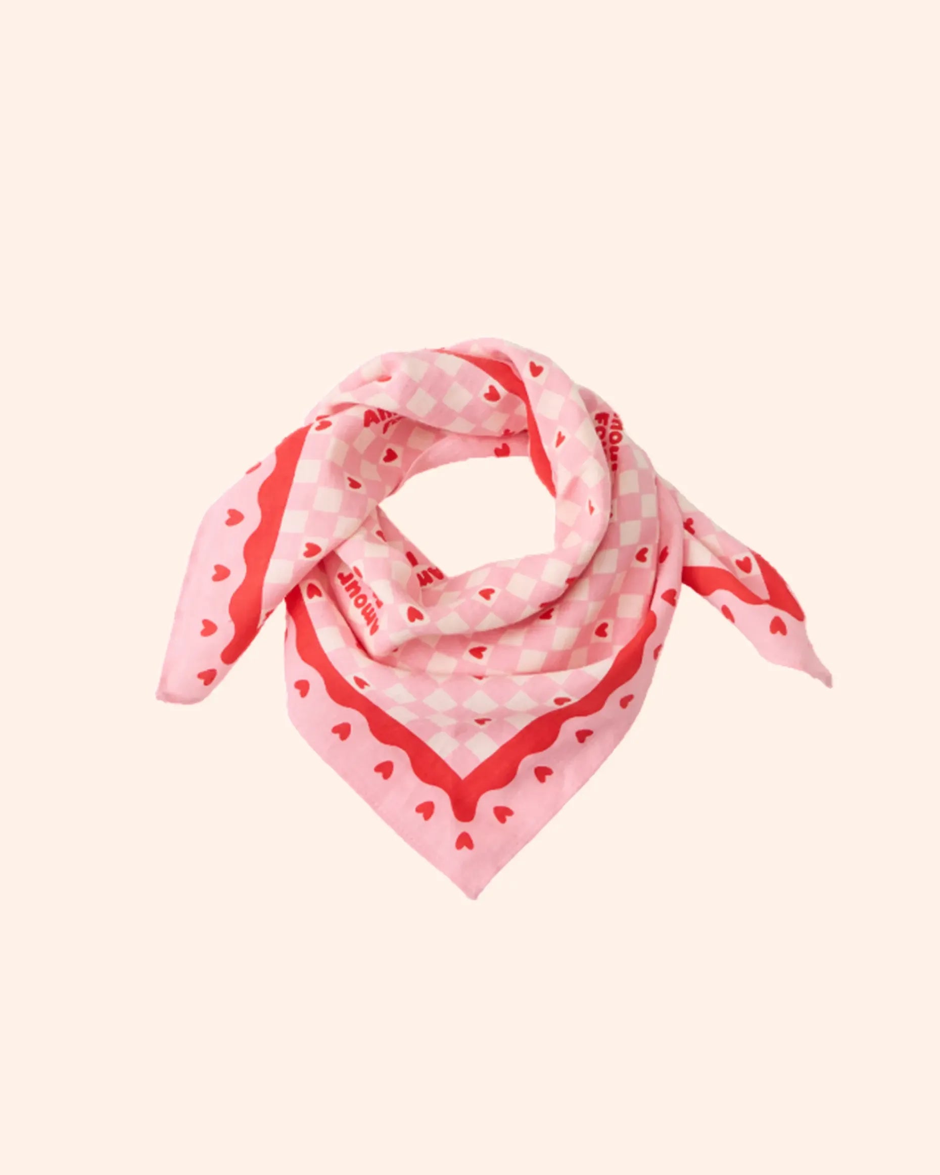 foulard amour fou rose rouge   55 cm   atelier wagram 1