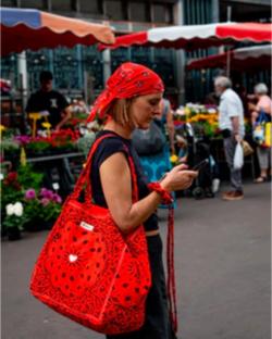 foulard bandana rouge mon petit leon 4