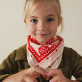 foulard lollilove beige rouge   55 cm   atelier wagram 2