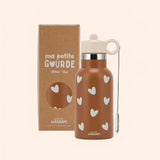 gourde acier inoxydable caramel