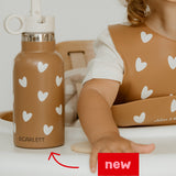gourde acier inoxydable caramel