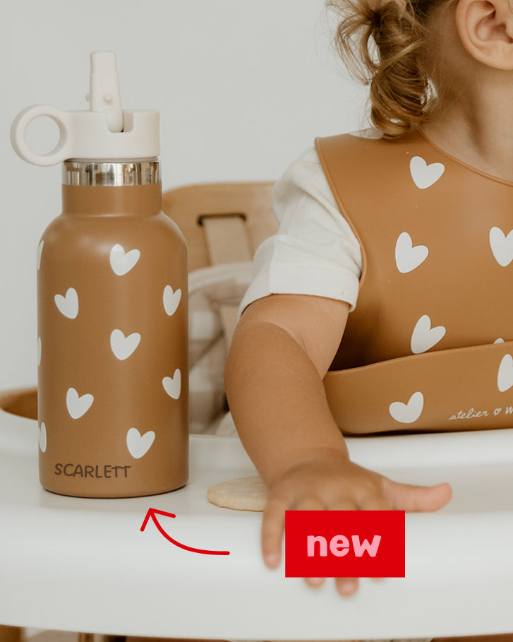 gourde acier inoxydable caramel