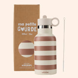 gourde rayures marron 350 ml   atelier wagram 1