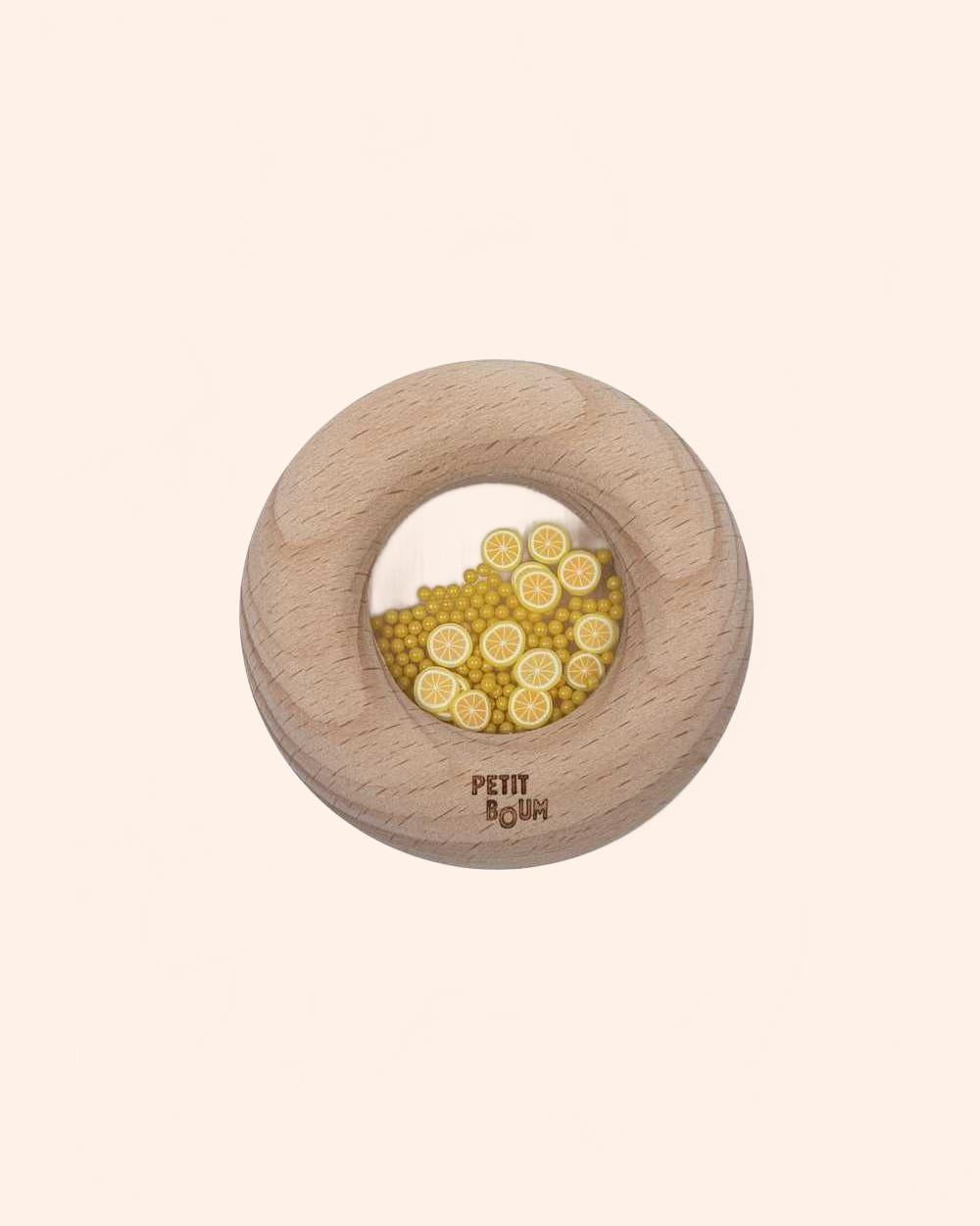 hochet sensoriel citron petit boum