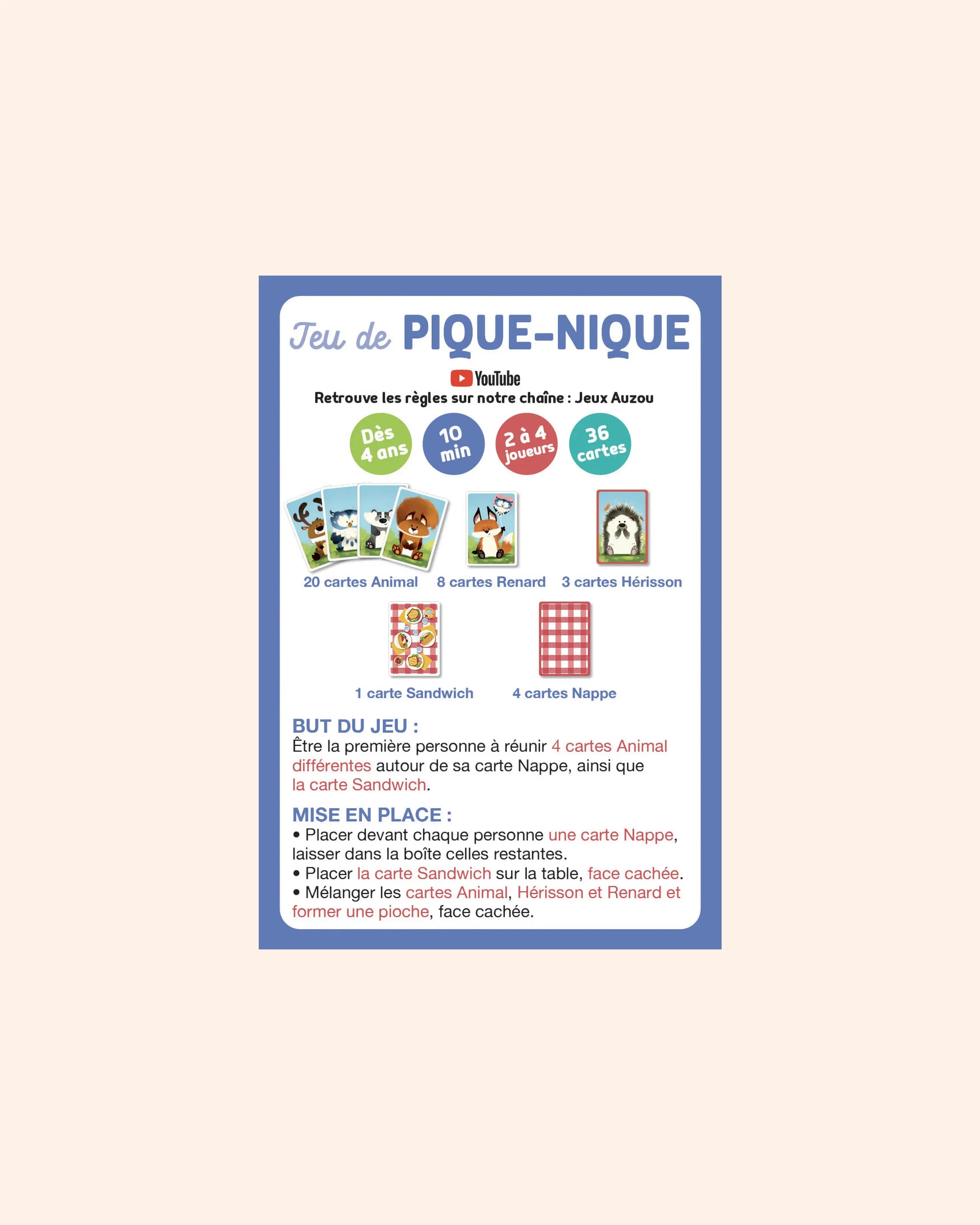 jeu de pique nique   auzou 2
