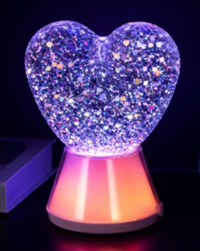 lampe a paillettes magic glow c  ur 5