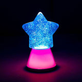 lampe a paillettes magic glow etoile 7