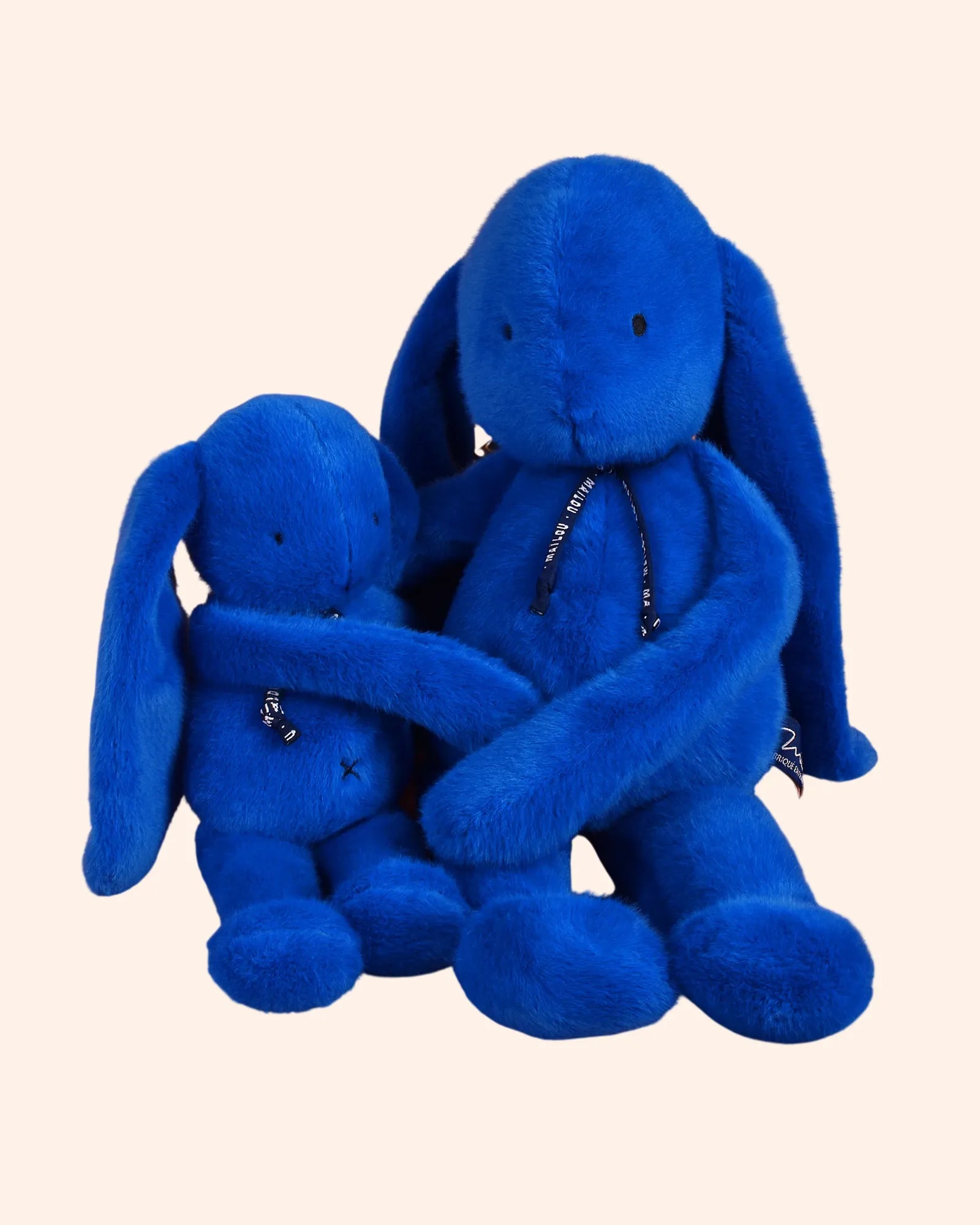 lapin meloe 37cm   bleu electrique   mailou 2