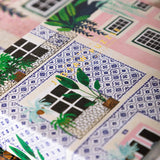 lisbon tram puzzle gold foil branding
