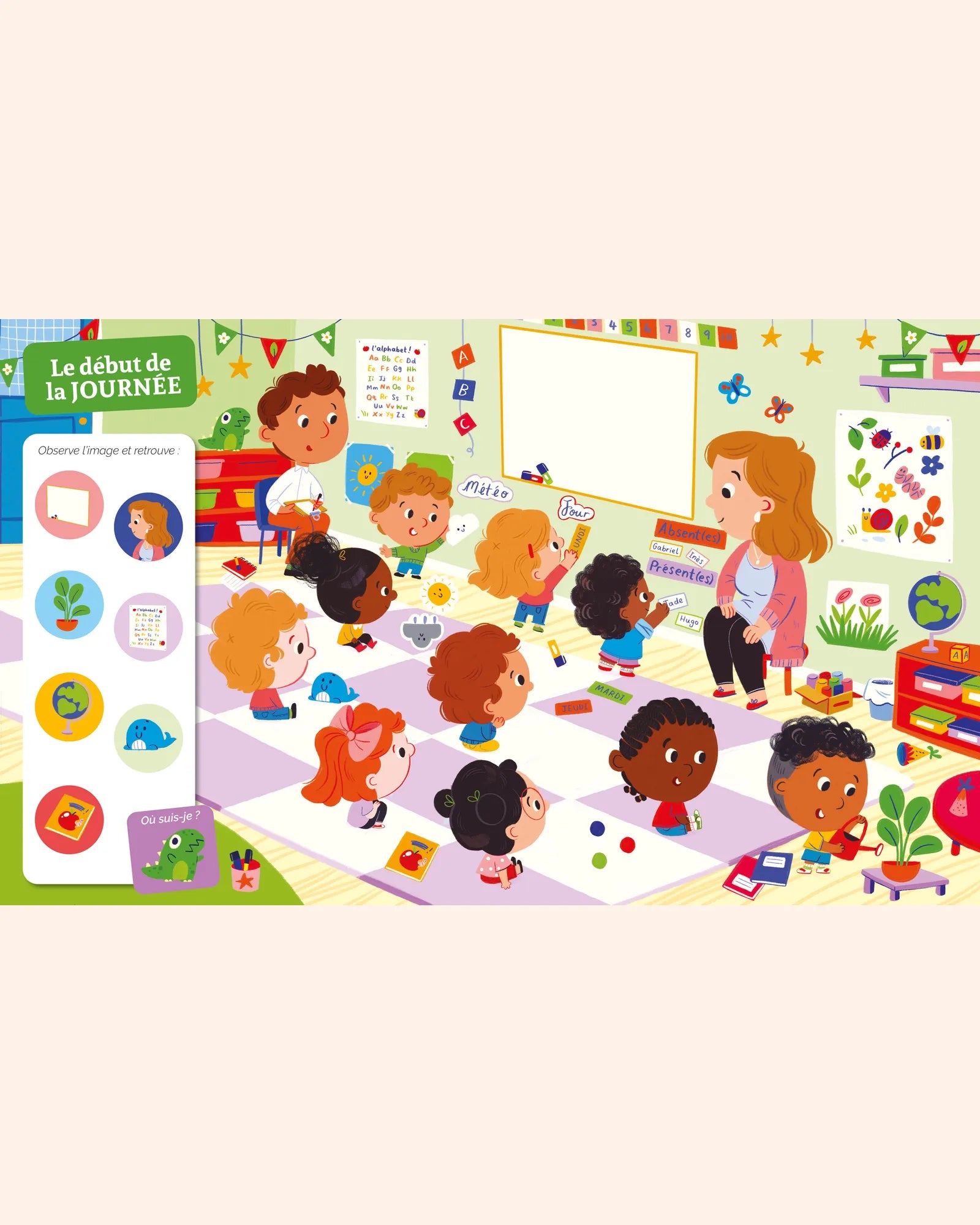livre cherche et trouve des tout petits   a la maternelle   auzou 2