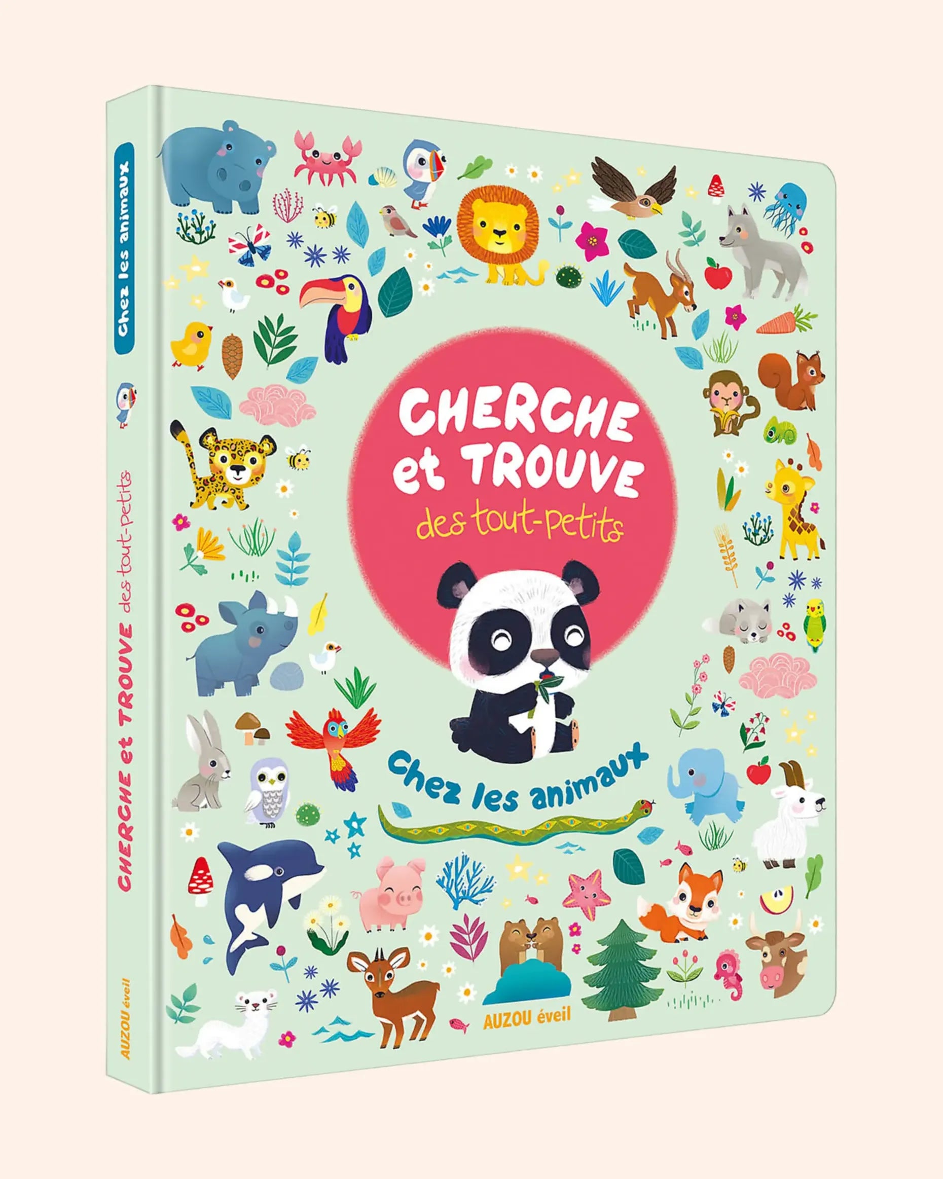 livre cherche et trouve des tout petits   chez les animaux   auzou 1