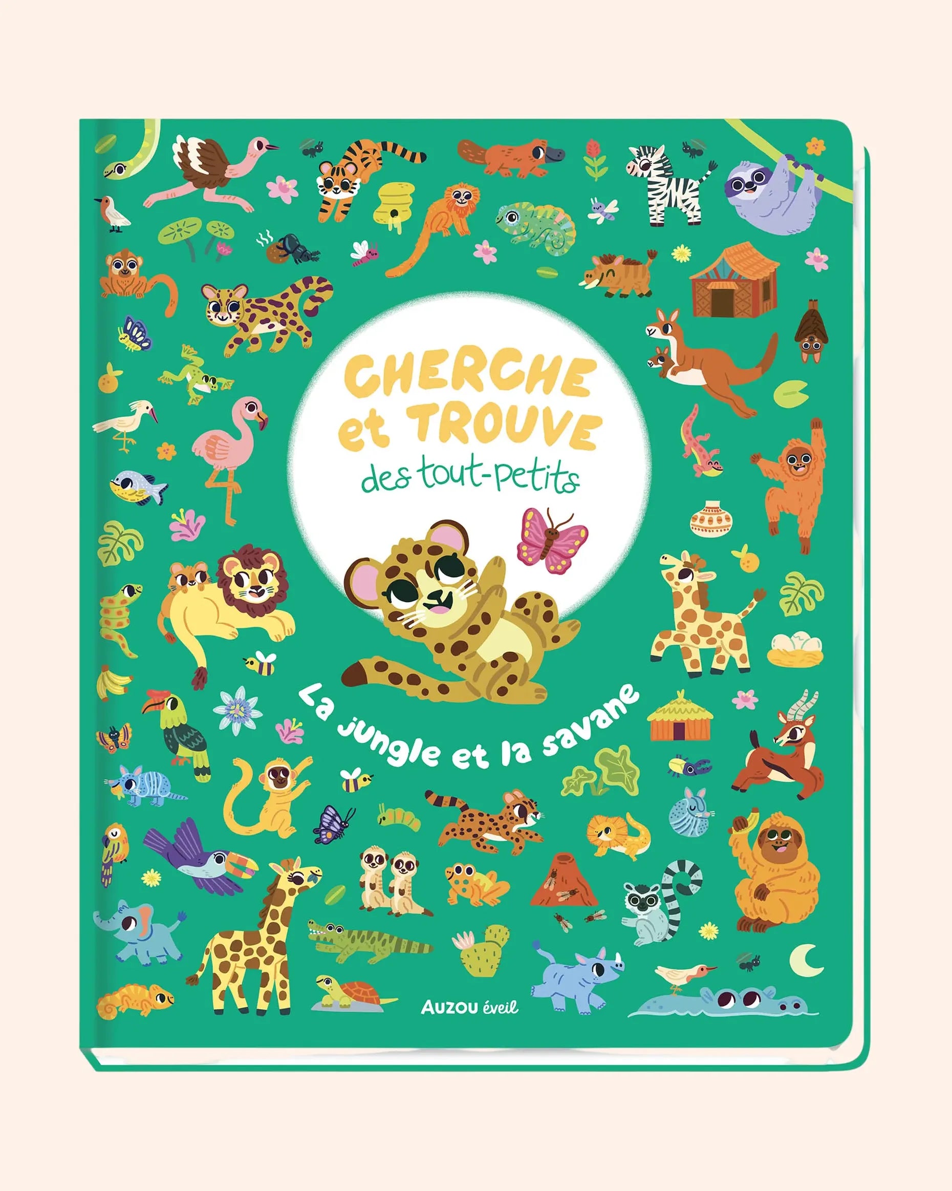 livre cherche et trouve des tout petits   la jungle et la savane   auzou 1