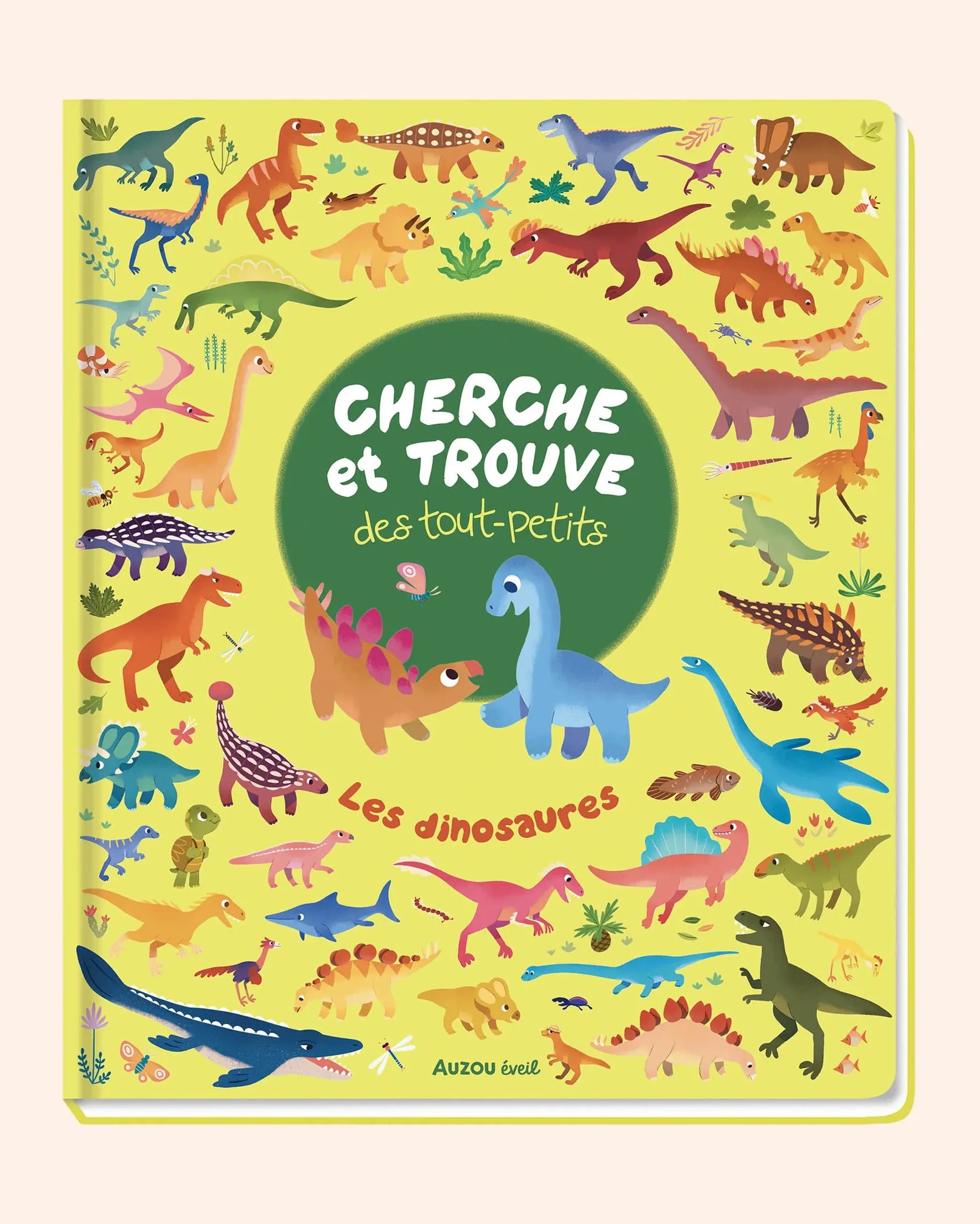 livre cherche et trouve des tout petits   les dinosaures   auzou 1