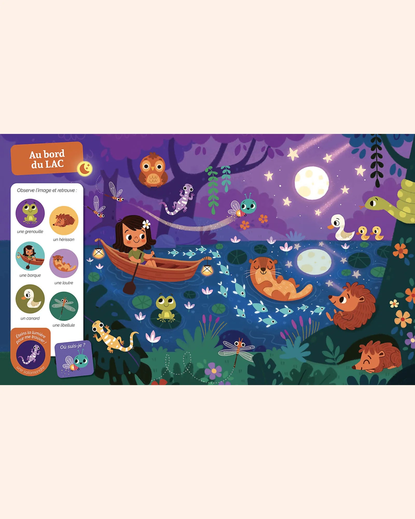 livre cherche et trouve des tout petits   qui brille dans la nuit   auzou 3