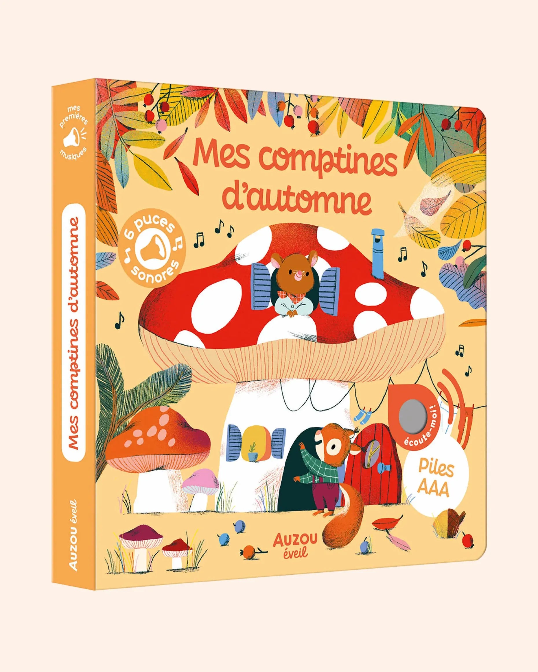 livre sonore mes comptines d automne   auzou 1
