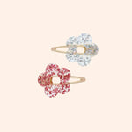 lot 2 barrettes fleur rose silver   le petit souk 3