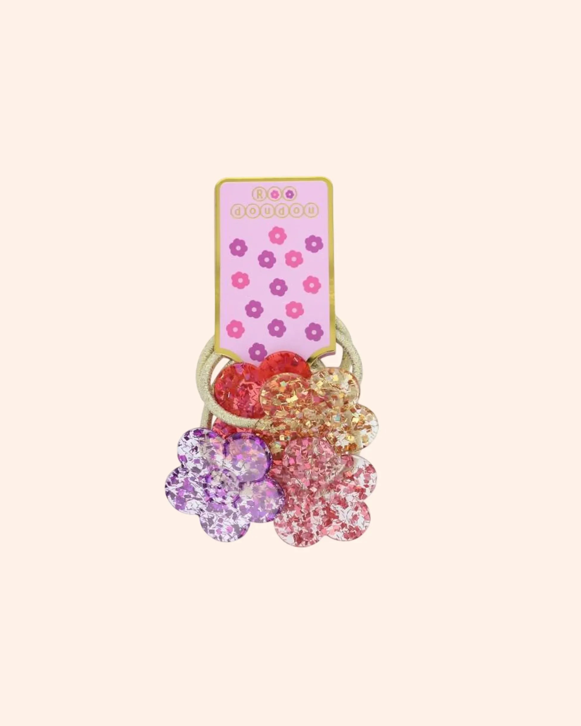 lot 4 elastiques fleurs   le petit souk 1