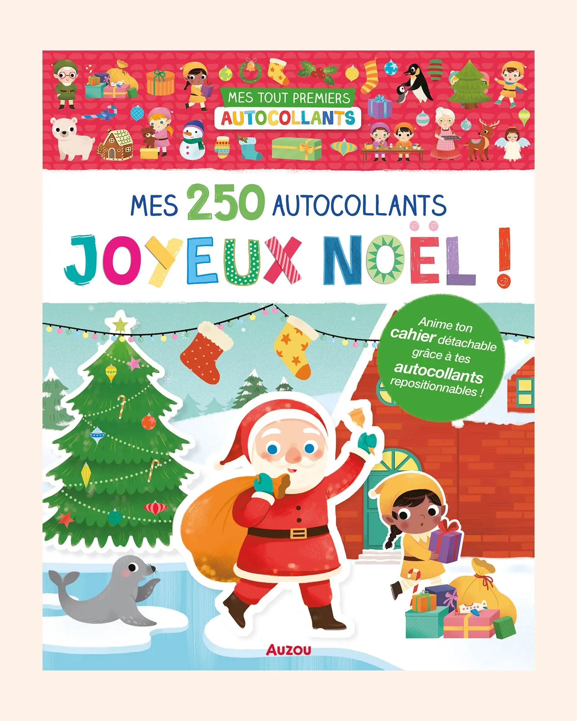 mes 250 autocollants de noel   auzou 1