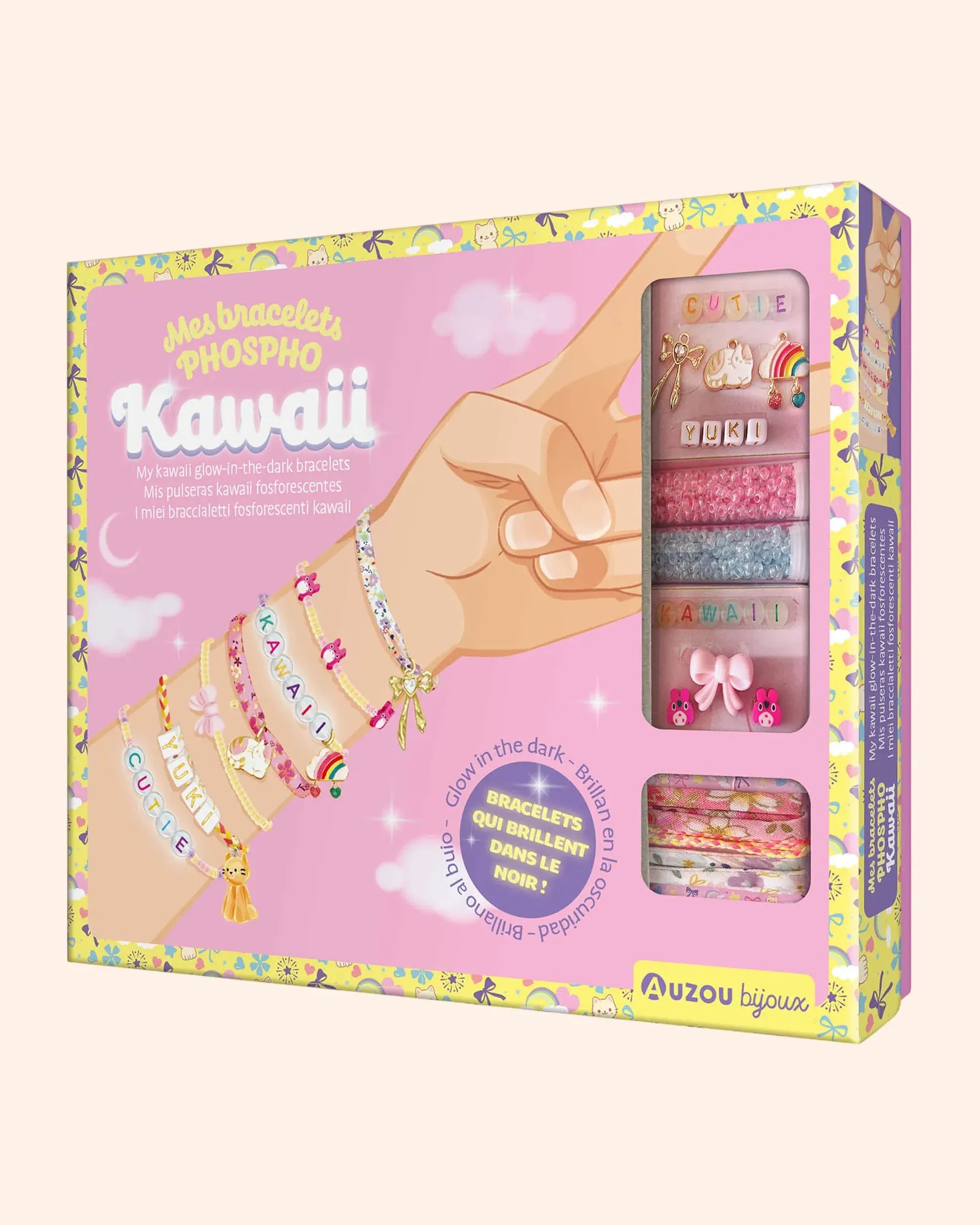 mes bracelets phospho kawaii   auzou 1
