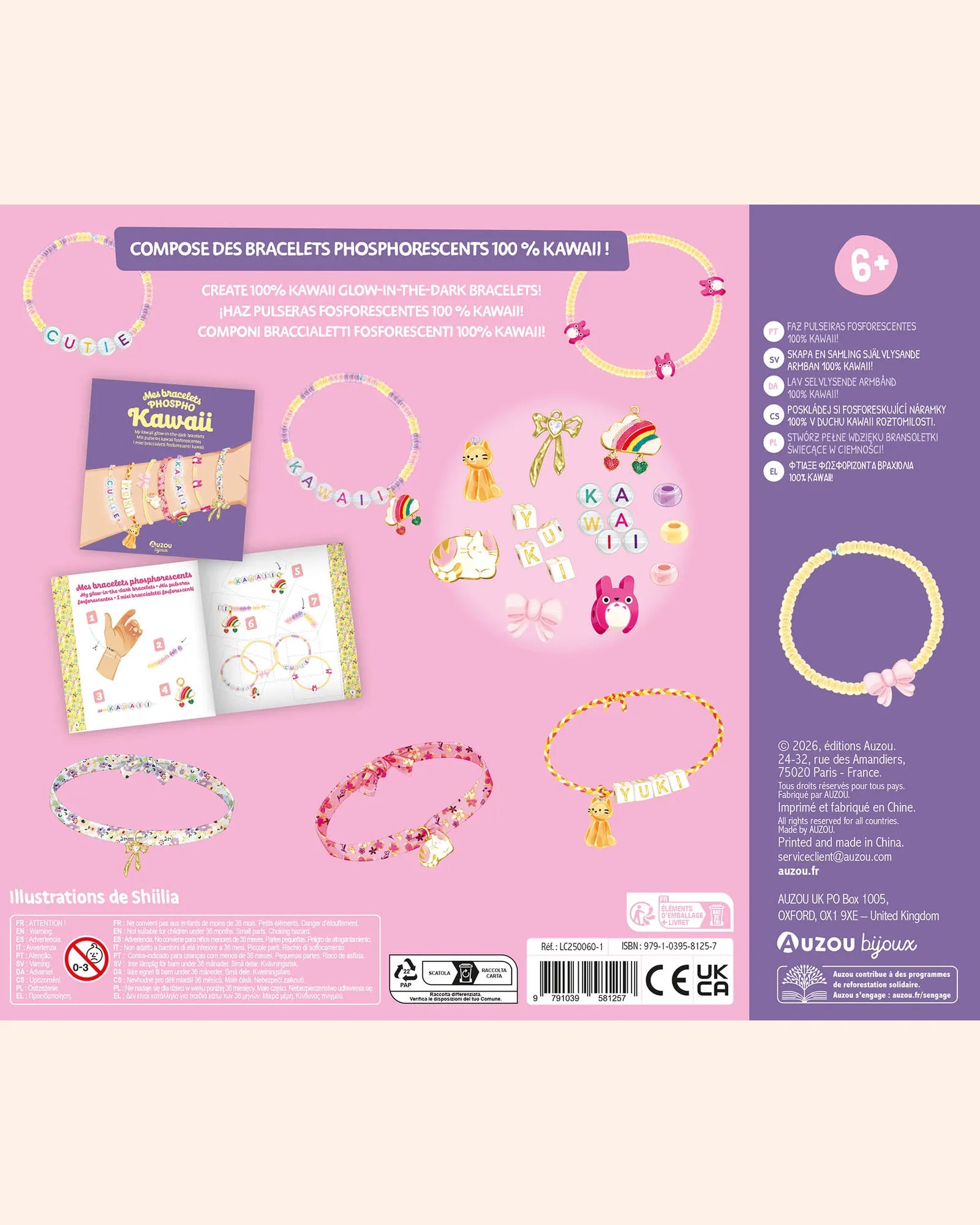 mes bracelets phospho kawaii   auzou 4