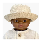 minikane accessoires dressing poupee babies chapeau pablo paille look1 600x600