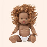 minikane poupee gordis 34cm a cheveux juliette mate rousse avec culotte