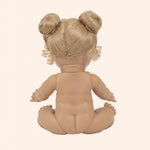 minikane poupee gordis 34cm a cheveux louise blonde chignons dos