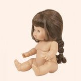 minikane poupee gordis 34cm a cheveux valentine brune natte profil