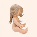 minikane poupee gordis 34cm alienor nue blonde avec natte vue de profil