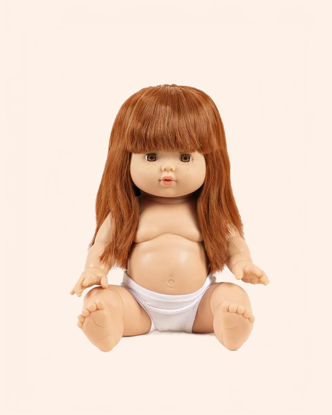 minikane poupee gordis 34cm ambre cheveux roux aux yeux miel avec culotte 2