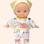 minikane poupee mini pancha alice avec tenue peinture licorne avec palette
