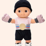 minikane poupee mini pancha basile avec tenue boxe avec gants et ceinture