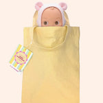 minikane poupee mini pancha ninon avec tenue souris dans tote bag