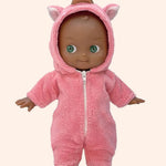 minikane poupee mini pancha prunelle avec ensemble cocooning licorne rose pieds nus 2